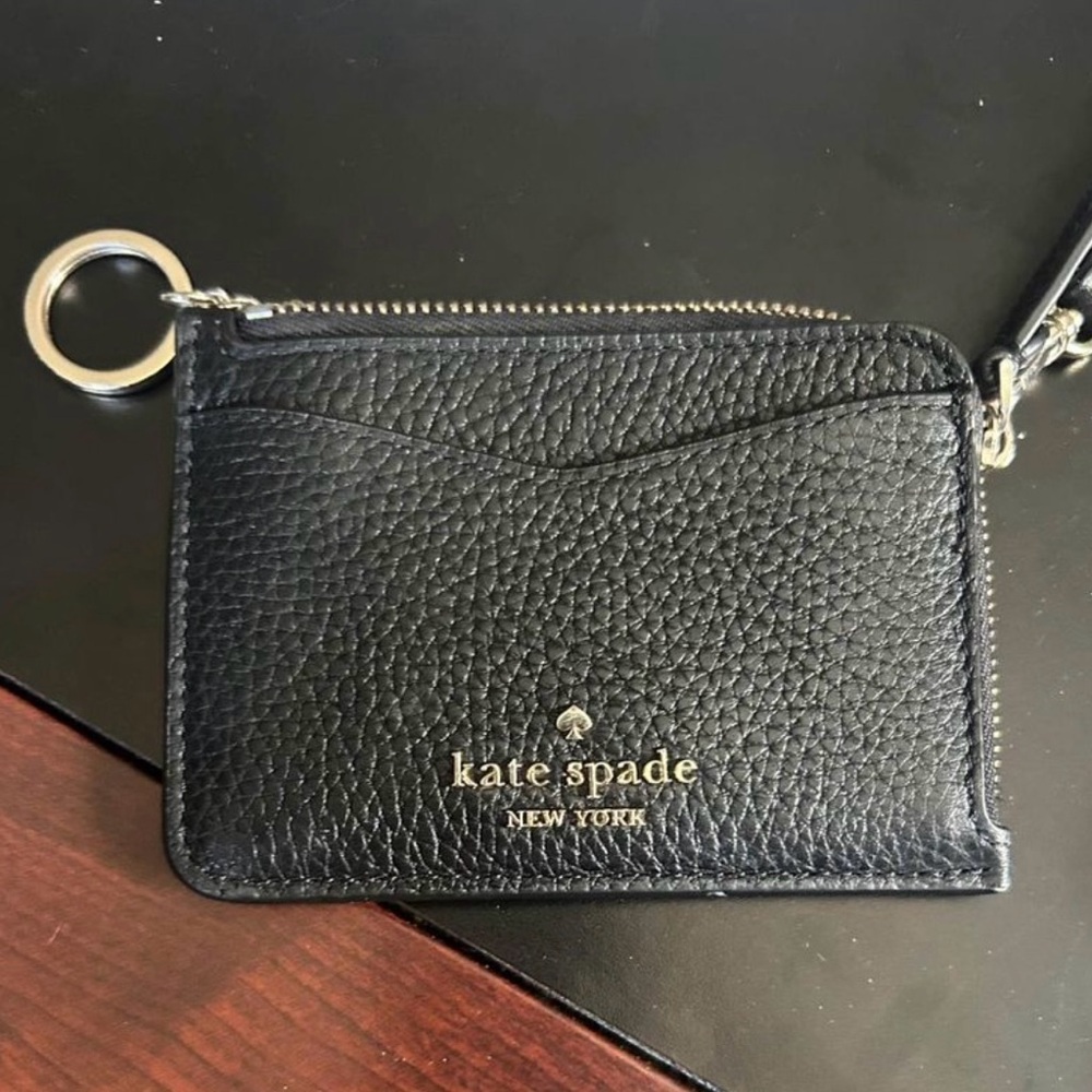Kate Spade coin purse-black- used but excellent condition